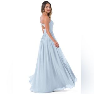 Azazie Cora Dress Sky Blue Size A6